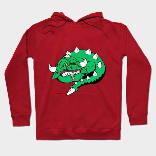 sleepy hodag Hoodie by COOLKJS0